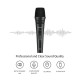 Audio Array AM-C3 XLR to TRS Dynamic Handheld Karaoke Microphone | Premium Metal Built with 3M Cable | Singing, Public Meetings, Studio Recording, Live Show, Party, Church, Wedding