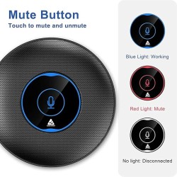 Audio Array AM-C5 USB Plug & Play Conference Mic for Mac OS & Windows | Conference, Recording, Skype, Online Class with Range Upto 5M | One Touch Mute Button & Light Indicator (NOT A Speaker) Audio Array AM-C5 USB Plug & Play Conference Mic for Mac OS & Windows | Conference, Recording, Skype, Online Class with Range Upto 5M | One Touch Mute Button & Light Indicator (NOT A Speaker)