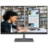 Lenovo L-Series 27 inch (68.58cm) FHD IPS Monitor |16.7m Colors, AMD FreeSync, USB-C Port, 3Wx2 Speakers, HDMI, VGA, PD-45W, Tilt Swivel Pivot Height Adjust Stand for Home & Office, L27m-30 Black