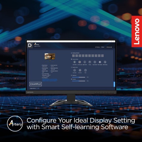 Lenovo Gaming G-Series 27 inch (68.58cm) 2K QHD VA Monitor, 2560 x 1440 Pixels 165Hz, 1ms, WLED, AMD Radeon FreeSync Compatible,HDMI, DP, Height Adjust Tilt Stand with Natural Low Blue Light, G27q-30