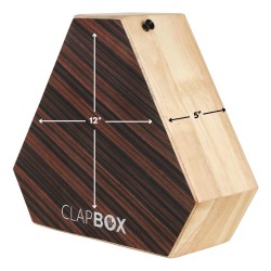 Clapbox Travel Cajon (2-sided), Snare, Bongo - Rubber wood with Carry Bag Clapbox Travel Cajon (2-sided), Snare, Bongo - Rubber wood with Carry Bag