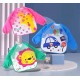 BabyGo Washable 2 Pcs Long Sleeve Bibs, Waterproof Baby Bibs, Toddler Sleeved Bib, Baby Smock for Eating Feeding, 6-24 Months (Multicolor)