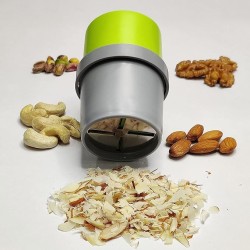 Tosaa Dry Fruit Cutter, Slicer, Grinder, Chocolate Cutter and Butter Slicer with 3 in 1 Blade Almonds, Cashews- Color May Vary (Pack of 1, Abs/Unbreakable)