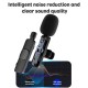 Careflection K35 3.5Mm Aux Dual Receivers (2 - Mics, 1 Input) Wireless Collar Microphone Lapel Lavalier Mic Plug & Play Mike Compatible Withfor Vlogging Interview Live Streaming, DSLR, Camera