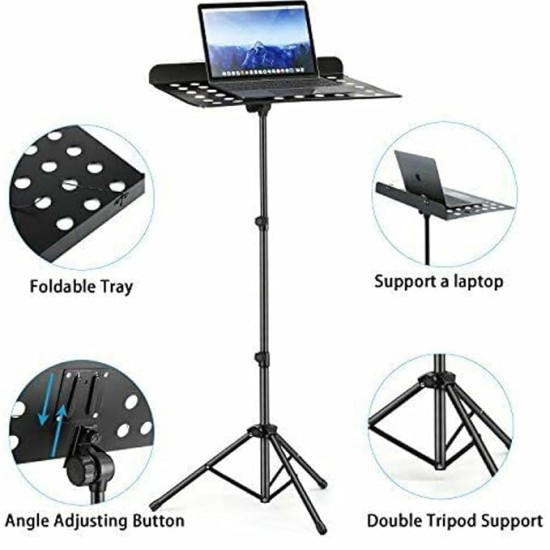 Techtest Music Stand for Notes Height & Angle Adjustable Orchestral Stand Conductor Sheet Stand and Music Sheet Clip Holder Notation Stand for Singers Lyrics Stand Folding Musical Instruments Techtest Music Stand for Notes Height & Angle Adjustable Orchestral Stand Conductor Sheet Stand and Music Sheet Clip Holder Notation Stand for Singers Lyrics Stand Folding Musical Instruments
