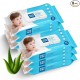 Mee Mee Soft Gentle Baby Wet Wipes (72 Wipes) Pack of 6 | Infused with Aloe Vera and Vitamin E | Paraben & Sulphate Free | Cleansing Wipes | Wipes Combo for Babies