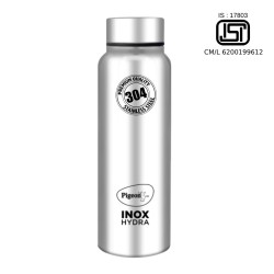 Pigeon by Stovekraft Inox Hydra Plus Stainless Steel Drinking Water Bottle 700 ml - Silver (1 year Warranty)