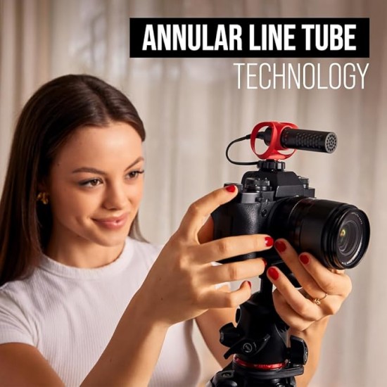 Rode Videomicro Ii Ultra-Compact On-Camera Shotgun Microphone for Recording Audio with A Camera Or Mobile Device - Auxiliary