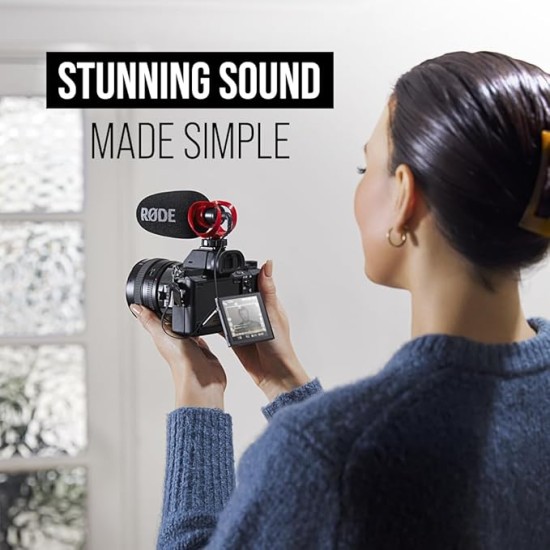 Rode Videomicro Ii Ultra-Compact On-Camera Shotgun Microphone for Recording Audio with A Camera Or Mobile Device - Auxiliary