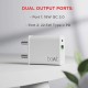 boAt WCDV 22.5W Dual Port Charger with 22.5W Power Delivery Support & 18W Quick Charge 3.0, Smart IC Protection, Auto Detection for Samsung, Xiaomi & Android Users with Type A to Type C Cable(White) boAt WCDV 22.5W Dual Port Charger with 22.5W Power Delivery Support & 18W Quick Charge 3.0, Smart IC Protection, Auto Detection for Samsung, Xiaomi & Android Users with Type A to Type C Cable(White)