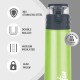 MILTON Atlantis 600 Thermosteel Insulated Bottle, 500 ml Water Bottles, 24 Hours Hot and Cold, Easy to Carry, Easy Grip, Rust Proof, Tea, Coffee, Office, Travel Bottle, Green MILTON Atlantis 600 Thermosteel Insulated Bottle, 500 ml Water Bottles, 24 Hours Hot and Cold, Easy to Carry, Easy Grip, Rust Proof, Tea, Coffee, Office, Travel Bottle, Green