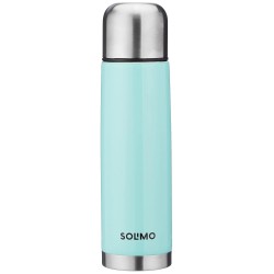 Solimo Stainless Steel Insulated 24 Hours Hot or Cold Bottle Thermos Flask, 500 ml, Deep Blue