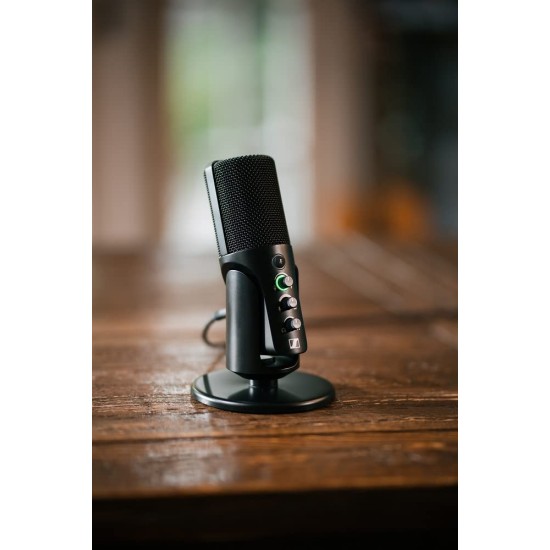 Sennheiser Profile USB Microphone for Podcasting, Recording, Streaming & Gaming. Built-in Headphone Output, All Metal housing and Cardioid Condenser Capsule