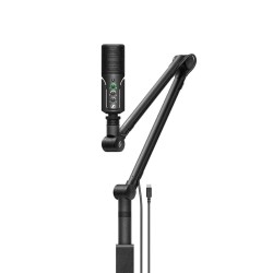 SENNHEISER Profile Streaming Set USB-C Condenser Microphone | Cardioid Pickup | Adjustable Boom Arm, Mute Function & Gain Control | Ideal for Streaming, Podcasting, & Recording