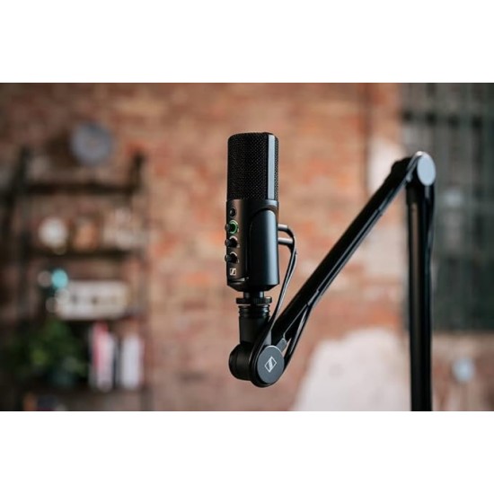 SENNHEISER Profile Streaming Set USB-C Condenser Microphone | Cardioid Pickup | Adjustable Boom Arm, Mute Function & Gain Control | Ideal for Streaming, Podcasting, & Recording SENNHEISER Profile Streaming Set USB-C Condenser Microphone | Cardioid Pickup | Adjustable Boom Arm, Mute Function & Gain Control | Ideal for Streaming, Podcasting, & Recording