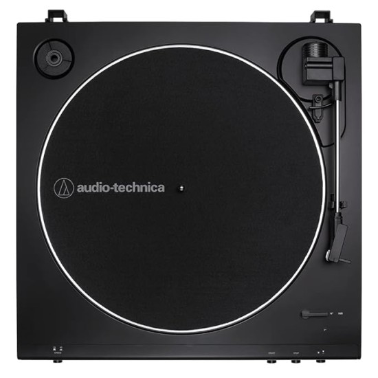 Audio-Technica AT-LP60X Fully Automatic Belt-Drive Turntable | 2-Speed Vinyl Record Player with Built-in Preamp | Music Player with Replaceable Stylus for Home Music System