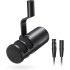 Maono PD100 Professional XLR Dynamic Microphone for Singing, YouTube Recording, Podcast, with Voice Isolation Technology, Metal Mic, Work for Audio Interface, Mixer
