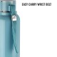 Cello Puro Steel-X Benz 900 | Leak Proof| Wide Mouth & Easy to Open | Insulated Inner Steel Water Bottle | 730ml | Turquoise