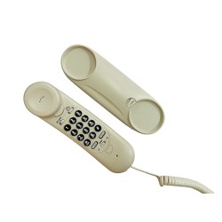 Beetel B26 Slim Cordless Landline Phone,Ringer Volume Control,LED Ring Indication,Wall/Desk Mountable,Classic Design,Clear Call Quality,Mute/Pause/Flash/Redial Function (Made in India)(Warm Grey)(B26)