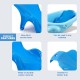 Dash Baby Bath Seat Smooth Toddler Bathing Chair for Use with Or Without Bathtub|Infant Bathing Tub Sling (Bathtub Not Included)|Baby Bathing Essentials for 0 to 9 Months Baby Boy&Girl (Blue),1 Count