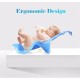 Dash Baby Bath Seat Smooth Toddler Bathing Chair for Use with Or Without Bathtub|Infant Bathing Tub Sling (Bathtub Not Included)|Baby Bathing Essentials for 0 to 9 Months Baby Boy&Girl (Blue),1 Count