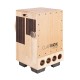 Clapbox Cajembe Cajon (3 instruments in 1) - Rubber wood (H:50 W:30 L:30) 3 Internal Snares, Natural