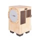 Clapbox Cajembe Cajon (3 instruments in 1) - Rubber wood (H:50 W:30 L:30) 3 Internal Snares, Natural