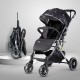 LuvLap Alpha Baby Stroller/Pram, One Fold, Travel Friendly, 5 Point Safety Harness, Reversible Handle bar, Multilevel Recline & Adjustable footrest, Extendable Canopy, for Babies 0-3 Years (Black) LuvLap Alpha Baby Stroller/Pram, One Fold, Travel Friendly, 5 Point Safety Harness, Reversible Handle bar, Multilevel Recline & Adjustable footrest, Extendable Canopy, for Babies 0-3 Years (Black)