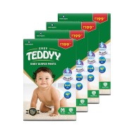 TEDDYY Baby Diapers Pants Easy Medium 56 Count (Pack of 4), 7-12 kgs, 12 hrs Leak Protection, Anti - Bacterial TEDDYY Baby Diapers Pants Easy Medium 56 Count (Pack of 4), 7-12 kgs, 12 hrs Leak Protection, Anti - Bacterial