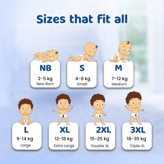 Bumtum Baby Diaper Pants, Small Size 40 Count, Double Layer Leakage Protection Infused With Aloe Vera, Cottony Soft High Absorb Technology