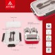 Attro Food Eat 3 Compartment Stainless Steel Lunch Box with Plastic Cutlery Inside, Heating & Water Insulation Design Use for Office, School & Travelling, 750 Ml - Red Attro Food Eat 3 Compartment Stainless Steel Lunch Box with Plastic Cutlery Inside, Heating & Water Insulation Design Use for Office, School & Travelling, 750 Ml - Red
