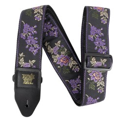 Ernie ball 5364 Classic Jacquard Lavender Blossom Adjustable Guitar Strap