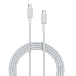 Portronics Konnect Link C Square 60W Type C Fast Charging PD Cable with 480Mbps Data Sync Compatible with Smartphones, iPhone 15 series, MacBook and Other Type C devices 1M Length