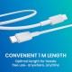 Portronics Konnect Link C Square 60W Type C Fast Charging PD Cable with 480Mbps Data Sync Compatible with Smartphones, iPhone 15 series, MacBook and Other Type C devices 1M Length