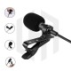 HUMBLE HB-M01 Lavalier Lapel Condenser Mic for Android, USB 3.5MM Microphone for YouTube Vlogging Facebook Interview Livestream Video Recording and All(1.5 Meter)