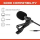 HUMBLE HB-M01 Lavalier Lapel Condenser Mic for Android, USB 3.5MM Microphone for YouTube Vlogging Facebook Interview Livestream Video Recording and All(1.5 Meter)