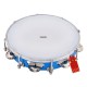 UAPAN Dafli Musical Instrument Dafli/Tambourine 10 inch Hand Percussion Musical Instrument (Blue tambourine)