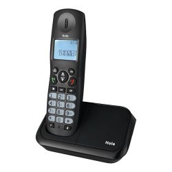 Hola ! Tc 700 Expandable 2.4Ghz Cordless Landline Phone with Caller ID Display, Stores 50 Contacts, Upto 8Hrs of Talk Time, Solid Build Quality, Alarm Function, Mute & Flash Function