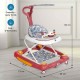 Mee Mee 2-in-1 Baby Walker & Rocker with Parental Push Handle, 3 Level Height Adjustable with Light & Musical Toys, 360° Rotating Wheels, Cushioned Walker for Baby 6-18 Months, Upto 15 Kg (Red) Mee Mee 2-in-1 Baby Walker & Rocker with Parental Push Handle, 3 Level Height Adjustable with Light & Musical Toys, 360° Rotating Wheels, Cushioned Walker for Baby 6-18 Months, Upto 15 Kg (Red)