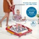 Mee Mee 2-in-1 Baby Walker & Rocker with Parental Push Handle, 3 Level Height Adjustable with Light & Musical Toys, 360° Rotating Wheels, Cushioned Walker for Baby 6-18 Months, Upto 15 Kg (Red) Mee Mee 2-in-1 Baby Walker & Rocker with Parental Push Handle, 3 Level Height Adjustable with Light & Musical Toys, 360° Rotating Wheels, Cushioned Walker for Baby 6-18 Months, Upto 15 Kg (Red)