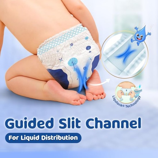 Bumtum Baby Diaper Pants, Small Size, 204 Count, Double Layer Leakage Protection Infused With Aloe Vera, Cottony Soft High Absorb Technology Bumtum Baby Diaper Pants, Small Size, 204 Count, Double Layer Leakage Protection Infused With Aloe Vera, Cottony Soft High Absorb Technology