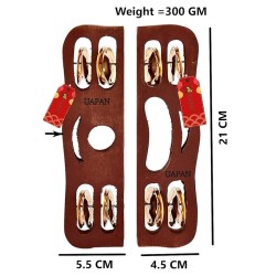 UAPAN wood Narad Muni Kartal for Kirtan I Bhajan Musical Instrument I Pair of 1