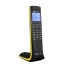 Beetel X95 Flagship Designer Cordless Landline Phone,Proudly Designed in India,2.4GHz,Dual Tone,Blue-White LCD,2-Way Speaker Phone,Ringer & Volume Control,Auto Answer,Alarm(X95)(Black/Yellow)