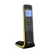 Beetel X95 Flagship Designer Cordless Landline Phone,Proudly Designed in India,2.4GHz,Dual Tone,Blue-White LCD,2-Way Speaker Phone,Ringer & Volume Control,Auto Answer,Alarm(X95)(Black/Yellow)
