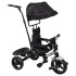BeyBee| Beta Secure Baby Tricycle for Kids with Sun Canopy & Parents Handle and Also with a Storage Basket Back Side | Color Wheels for Boys and Girls for Age 1 to 5 yrs (Black)