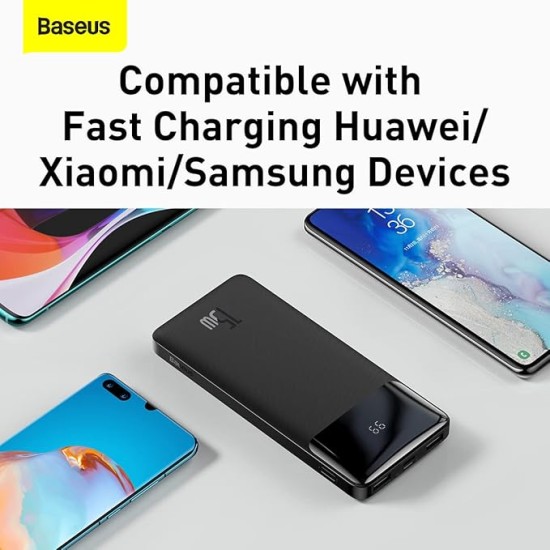 Baseus Blade Power Digital Display Fast Charging Power Bank HD Edition 20000mAh 100W Black (with Baseus Xiaobai Series Fast Charging Cable Type-C to T