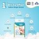 Amazon Brand - Supples Premium Baby Diaper Pants | 27 Baby Diapers | Large | 9-14 Kg | 12 Hrs Absorption | Cushiony Cotton Soft Fabric | Phthalates-Free | Triple Leak Guard