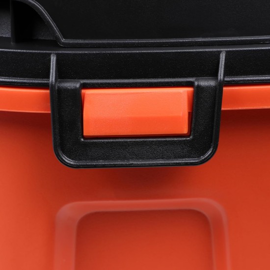 BLACK+DECKER BDWD08-B1 Wet and Dry Vacuum Cleaner with Cannister Body, 1000 W, Powerful Suction, 8L Capacity, 220V Vacuum Cleaner for Home Use, 1 Year Manufacturer Warranty(Red/Black)