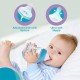 Vega Baby & Mom Tritan Feeding Bottle 150ml Wide Neck - Blue|Made of Durable Tritan| BPA/BPS Free | Shatter Proof | Suitable for 0+ Month Babies,(VBFB4-03)