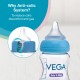 Vega Baby & Mom Tritan Feeding Bottle 150ml Wide Neck - Blue|Made of Durable Tritan| BPA/BPS Free | Shatter Proof | Suitable for 0+ Month Babies,(VBFB4-03)
